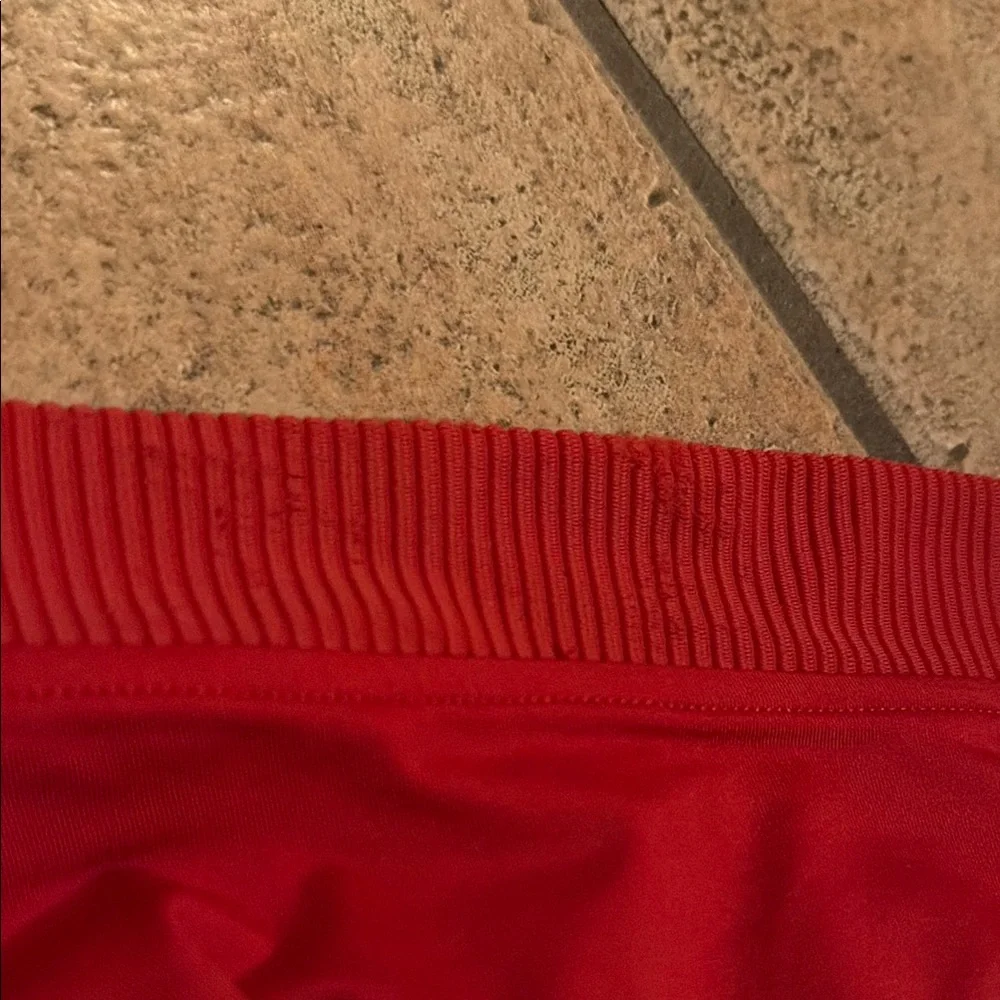 Frankie’s Bikinis Women’s Red Triangle Bikini Set